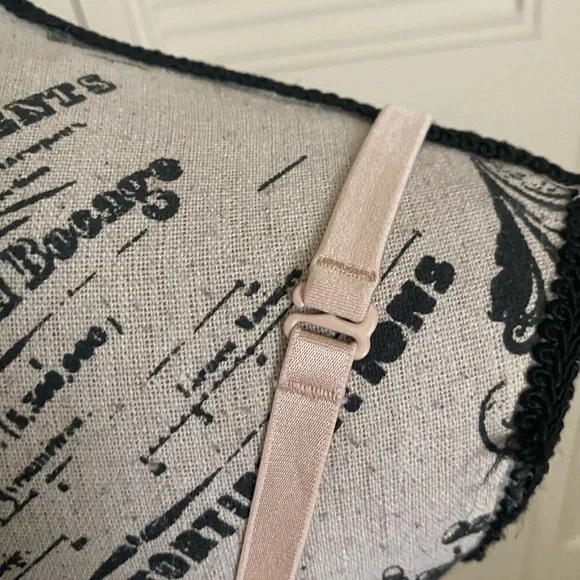 Aerie limited edition rhinestone push up bra beige nude 34C - Picture 7 of 16